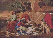 Nicolas Poussin Beweinung Christi oil painting artist